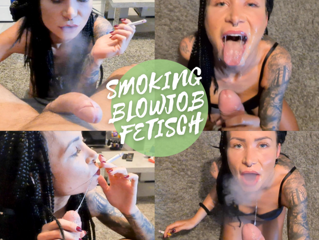 Mein 1. Smoking Blowjob Clip - Userwunsch!  Die Smoking Schwanzlutscherin