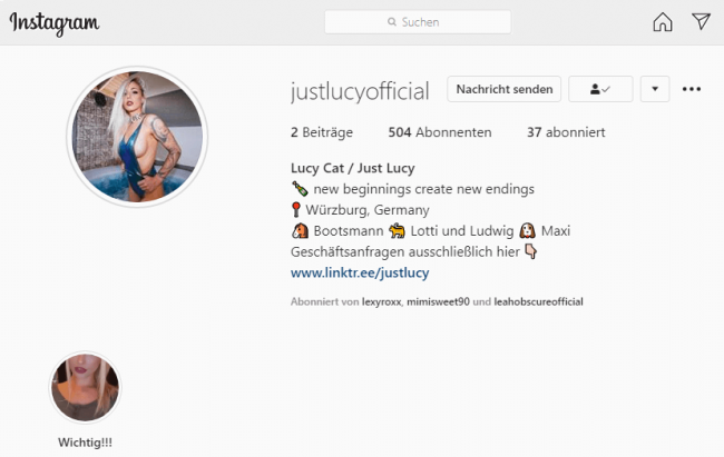 Just Lucy Instagram