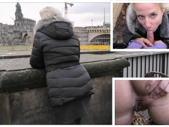 Deutsche Amateure: Public Sex in Dresden