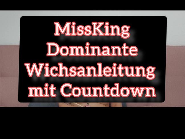 Dominante Wichsanleitung mit Countdown