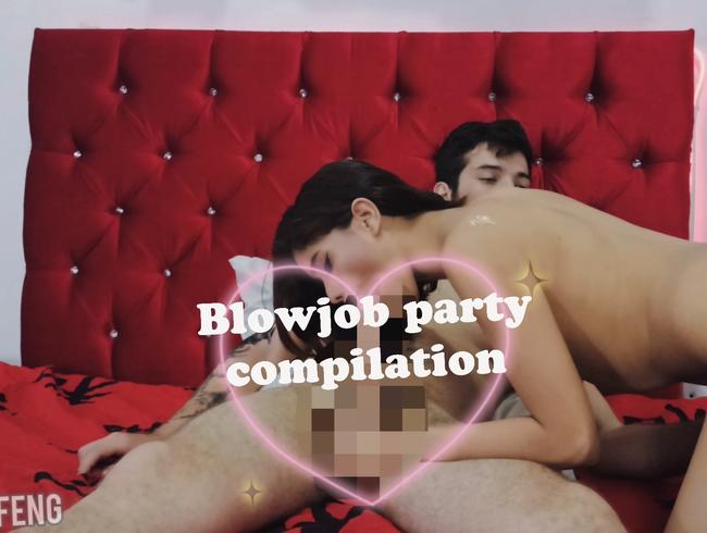 Blowjob compilation: Penisse lutschen und facial