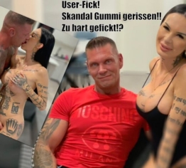 User-Fick! Skandal Gummi gerissen!! Zu hart gefickt!