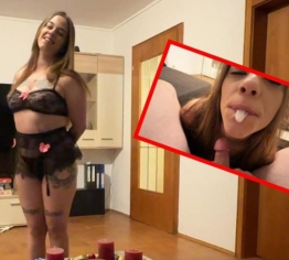 Stiefvater gibt mir Perversen CUMSHOT?! Ich bin sein Weihnachtsgeschenk!!!