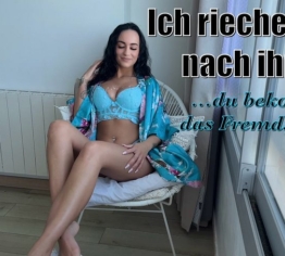 Ich rieche noch nach ihm…du bekommst das Fremdsperma!!